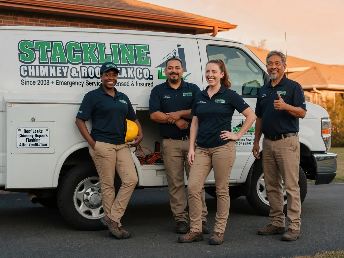 Chimney flashing repair company in Carrollton, TX